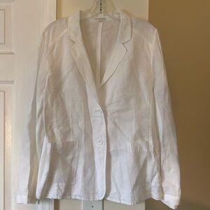 Eileen Fisher organic Cotton blazer